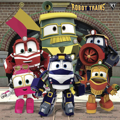 3 x 49 Puzzle Robot Trains - Hobby.lt 🇬🇧