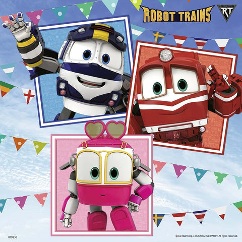 3 x 49 Puzzle Robot Trains - Hobby.lt 🇬🇧