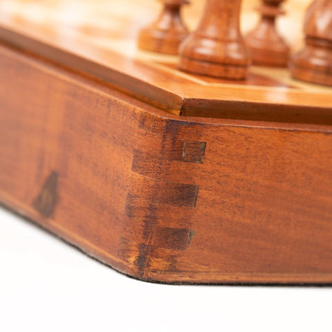 31x31cm Beautiful Magnetic Wooden Chess Set with Box Inside - Hobby.lt 🇬🇧