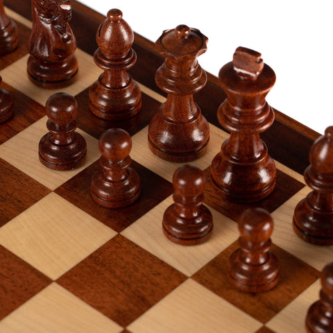 31x31cm Beautiful Magnetic Wooden Chess Set with Box Inside - Hobby.lt 🇬🇧