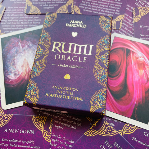 Rumi Oracle Pocket Edition Cards Blue Angel