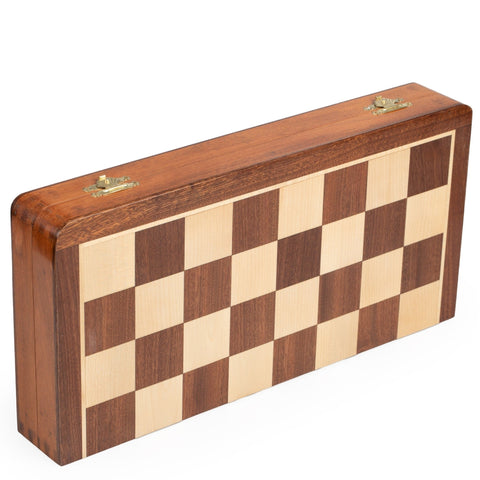 40x40CM MAGNETIC WOODEN FOLDING CHESS SET - Hobby.lt 🇬🇧