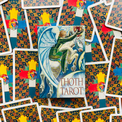 Spanish Cowley Thoth Tarot cards AGM