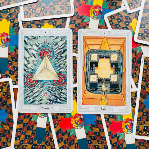 Spanish Cowley Thoth Tarot cards AGM