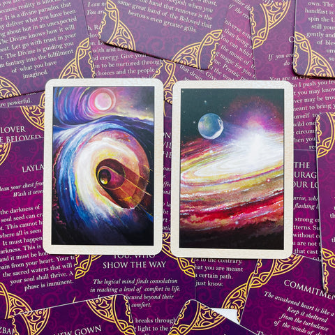 Rumi Oracle Pocket Edition Cards Blue Angel