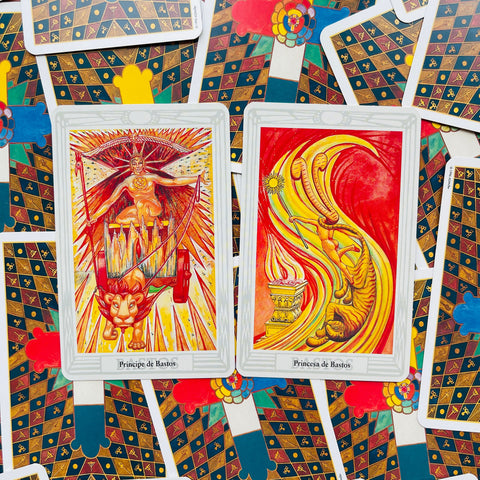 Spanish Cowley Thoth Tarot cards AGM