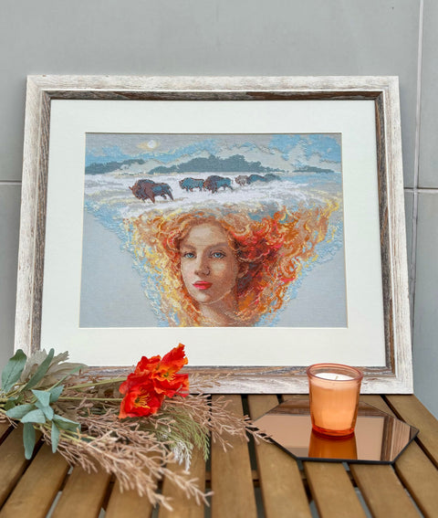Mother Nature. Earth - Cross Stitch Kit by Aine