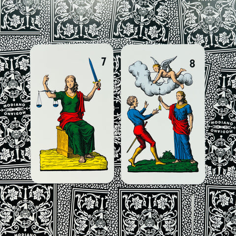 Modiano Tarocco Siciliano Tarot cards