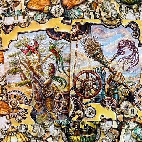 Steampunk Lenormand Oracle cards Lo Scarabeo
