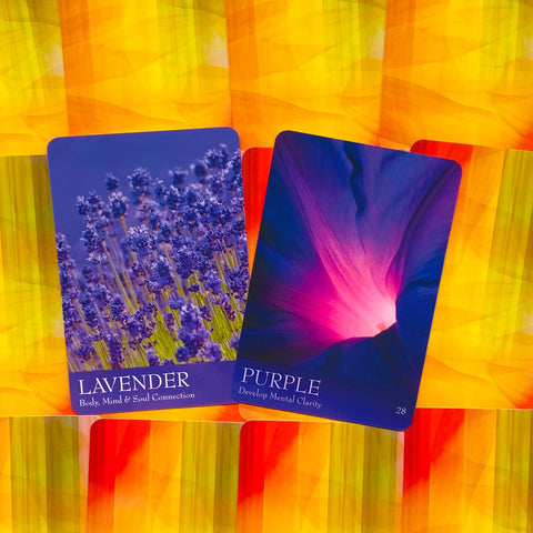 Secret Language of Colour oracle cards Blue Angel