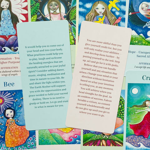 Wings of Wisdom Oracle cards Blue Angel