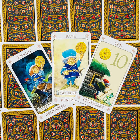 Tarot Of Gnomes cards Lo Scarabeo