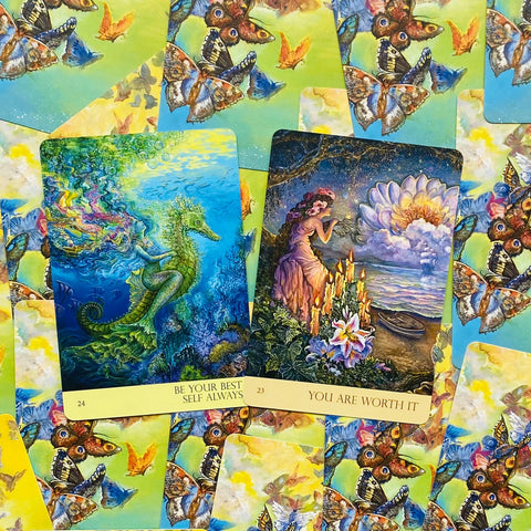 Natures Whispers Oracle Cards Blue Angel