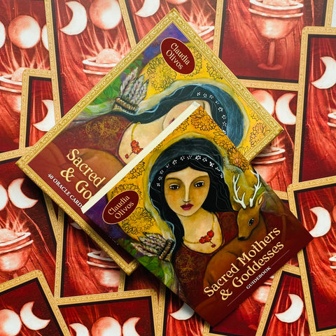Sacred Mothers and Goddesses Oracle Cards Blue Angel