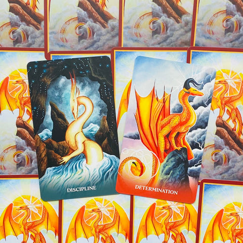 Universal Dragon Oracle Cards Blue Angel
