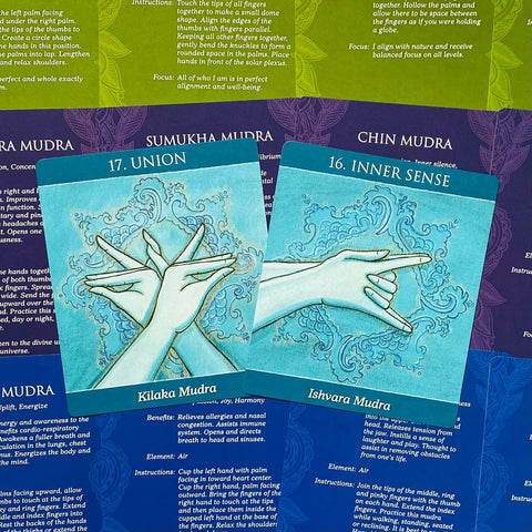 Mudras For Awakening The Five Elements cards US Games Systems