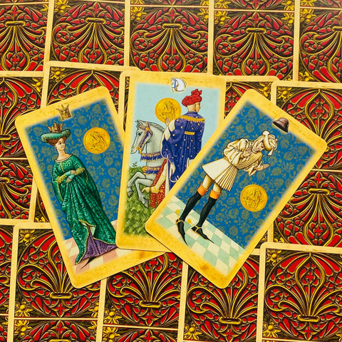 Medieval Tarot Cards Lo Scarabeo
