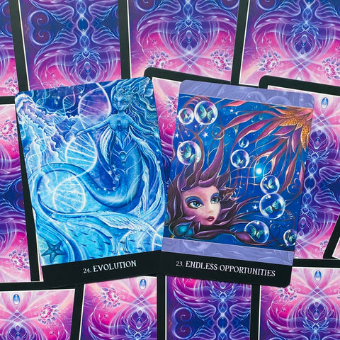 Beyond Lemuria Oracle Cards Blue Angel