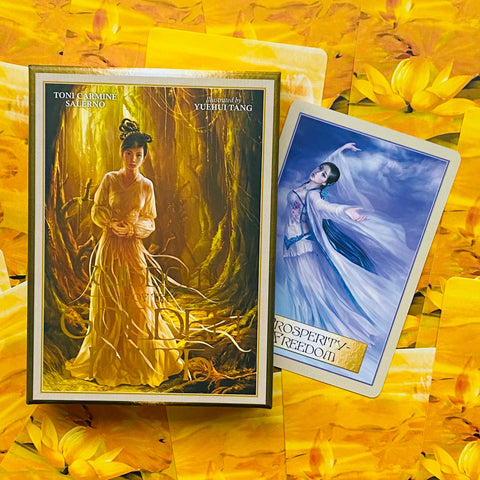 Wisdom of the Golden Path Oracle cards Blue Angel