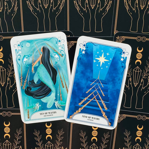 The Crystal Magic Tarot Cards Orange Hippo