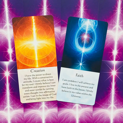 Healing Energy Oracle cards Blue Angel