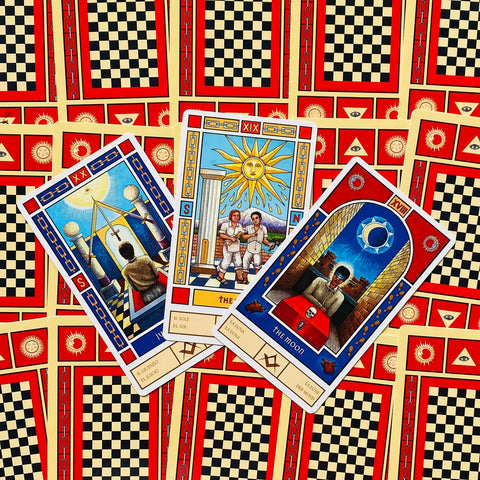 Masonic Tarot Cards Lo Scarabeo