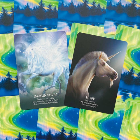 Oracle of the Unicorns cards Blue Angel