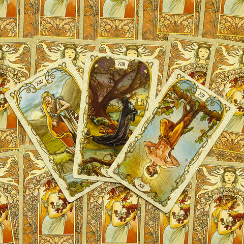 Mucha Tarot cards Lo Scarabeo