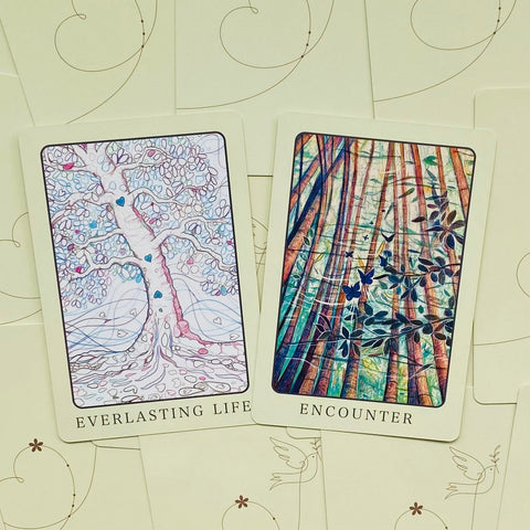 Peace Oracle cards Blue Angel