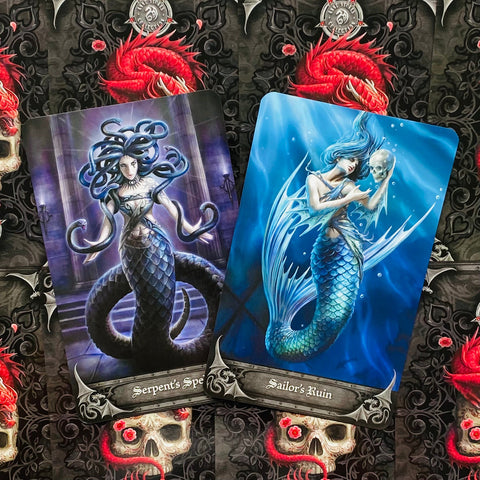 Oracle Cards and book set Anne Stokes Gothic Oracle US Games Systems