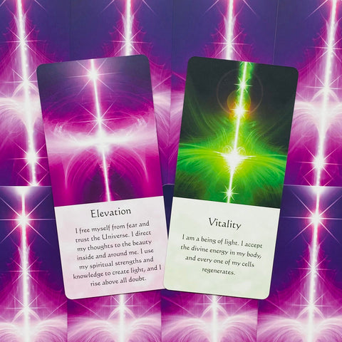 Healing Energy Oracle cards Blue Angel