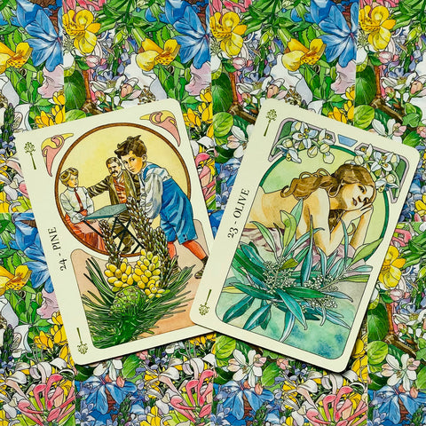 Flower Oracle Cards Lo Scarabeo