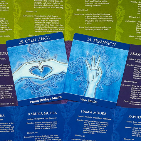 Mudras For Awakening The Five Elements cards US Games Systems