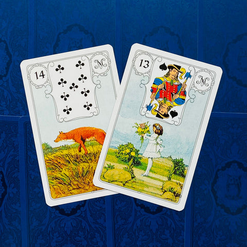Lenormand Blue Owl Premium Edition Cards AGM