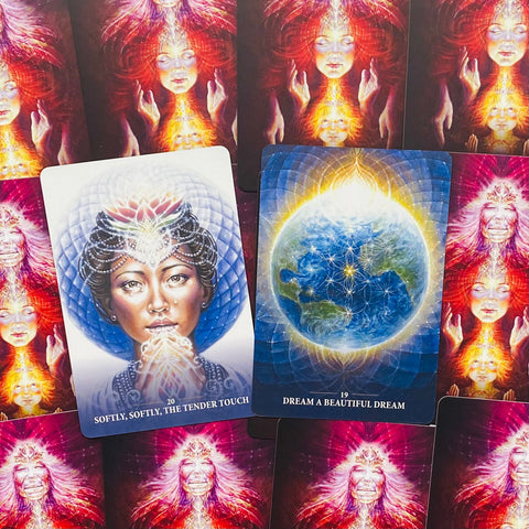 Sacred Rebels Borderless Oracle cards Blue Angel