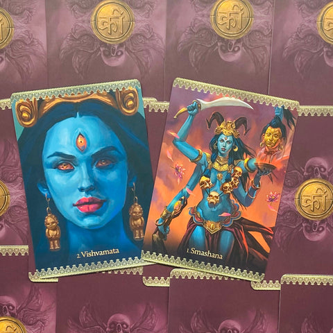 Kali Oracle cards Blue Angel