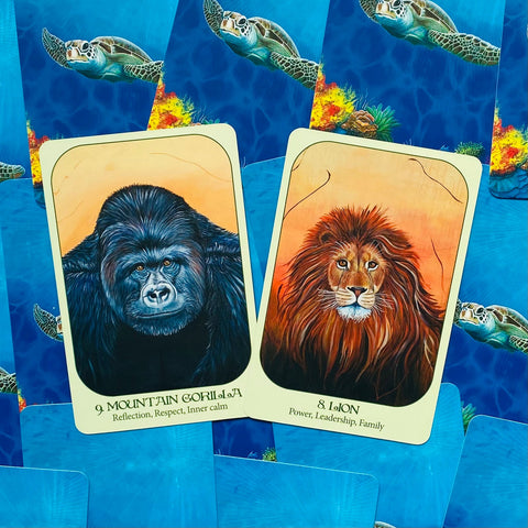 Animal Voices Oracle Cards Blue Angel