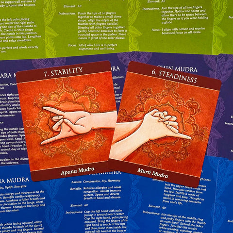Mudras For Awakening The Five Elements cards US Games Systems