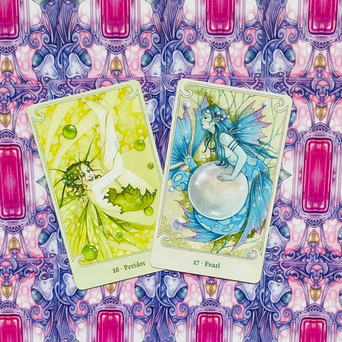 Fairy Gems a crystal Oracle Cards and Book set US Games Systems