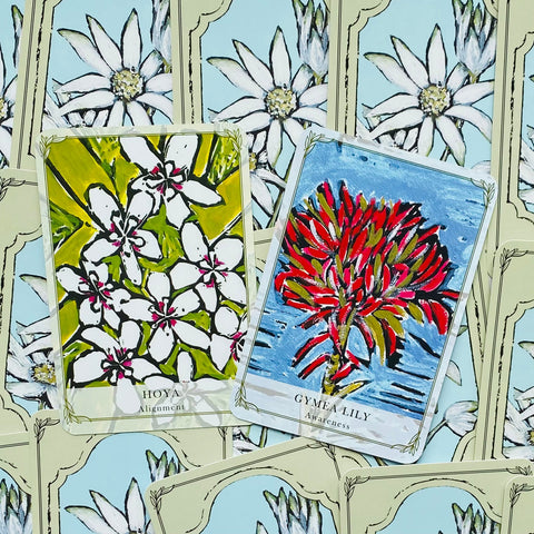Australian Wildflower Reading cards Rockpool