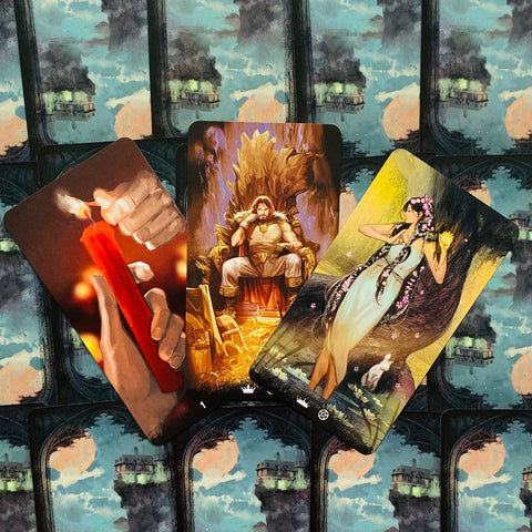 Tarot Of The Haunted House Cards Deck Lo Scarabeo