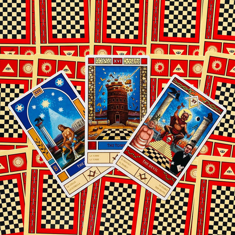 Masonic Tarot Cards Lo Scarabeo