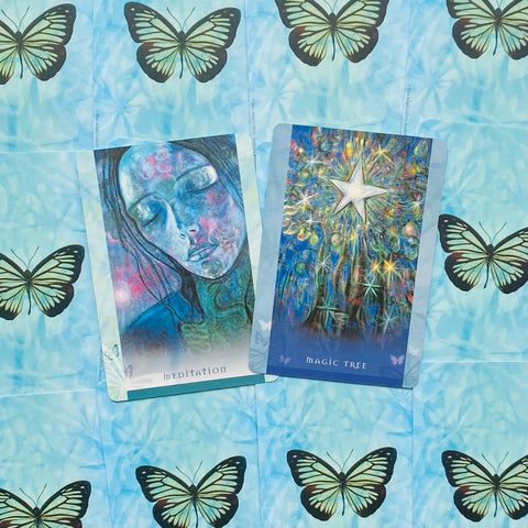 Universal Wisdom Oracle cards Blue Angel