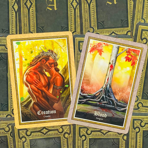 The Gospel of Aradia Oracle cards Blue Angel