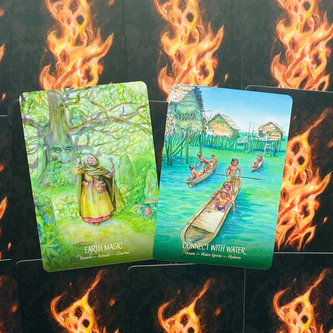 Ancestor Spirit Oracle Cards Blue Angel