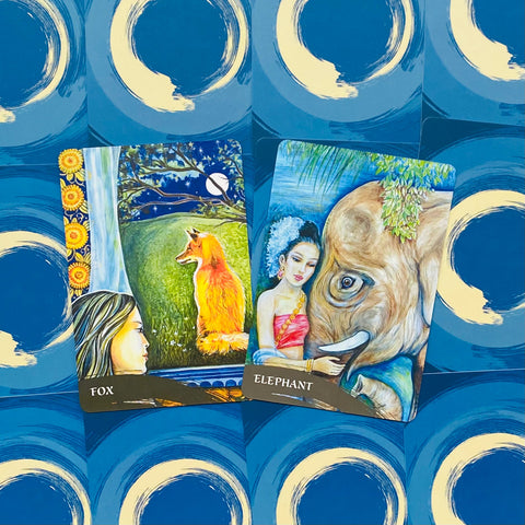 The Zen Of Animals Oracle Cards Blue Angel