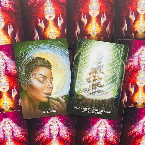 Sacred Rebels Borderless Oracle cards Blue Angel