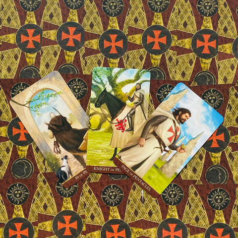 Knights Templar Tarot cards Lo Scarabeo