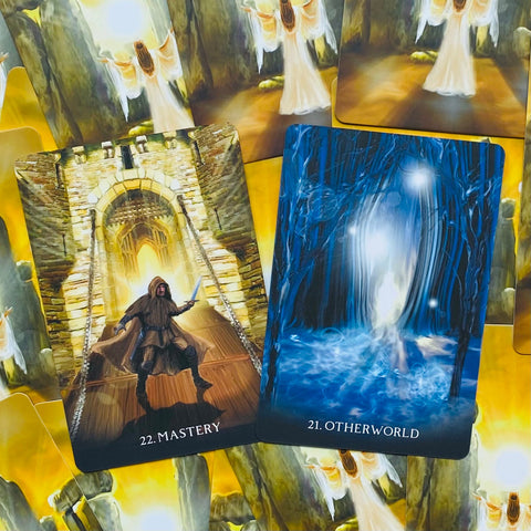 The Oracle Of Portals cards Blue Angel
