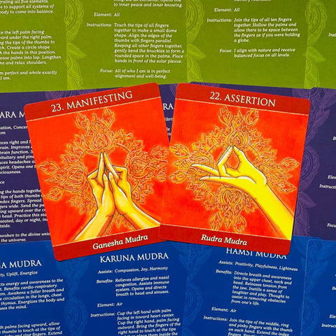 Mudras For Awakening The Five Elements cards US Games Systems